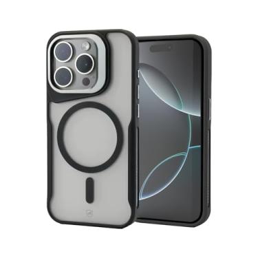Imagem de Gshield Capa Case Capinha Venom com Alça Suporte Elevada na Câmera, Compatível com MagSafe para (Preta, iPhone 16 Pro Max)