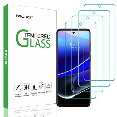 Imagem de (4 Pack) Beukei Compatible for Motorola Moto G Stylus (2022) / Moto G Stylus 5G (2022) [Not Fit for 2021/2020 Version] Screen Protector Tempered Glass, (6.8 inch)Touch Sensitive,Case Friendly, 9H Hardness