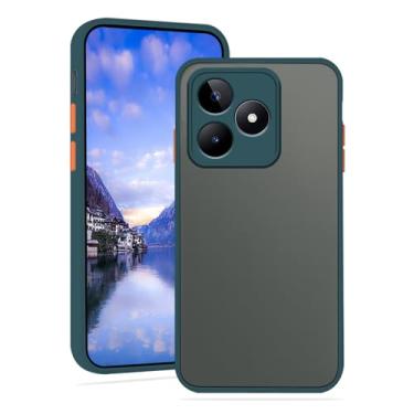 Imagem de Wousunly Capa para Poco F6 Capas translúcidas foscas, toque suave para Xiaomi Poco F6 capa de telefone silicone macio TPU Funda meninas/homens à prova de choque capa fina original (verde escuro)
