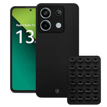 Imagem de Gshield Capa Case Capinha Silicon Veloz + Ventosa (preto, Xiaomi Redmi Note 13 Pro 5G)