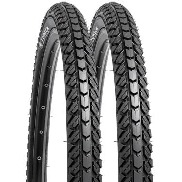 Imagem de YUNSCM 2 peças de pneus de mountain bike de 66 cm 26 x 1,95/54-559 compatíveis com pneus de bicicleta off-road 26 x 1,95 26 x 2,0 (Y-1201)