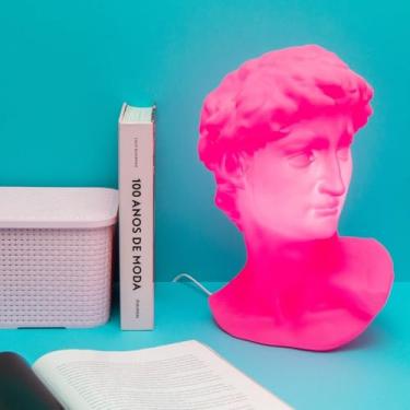 Imagem de Luminária de Mesa 3D Grega Davi Rosa