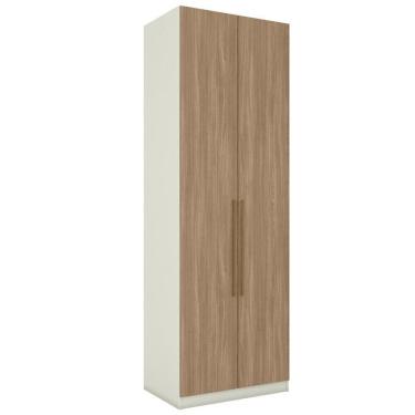 Imagem de Guarda Roupa Modulado 2 Portas 241x80 Cm Seletto Areia Jequitiba Henn Areia Jequitiba