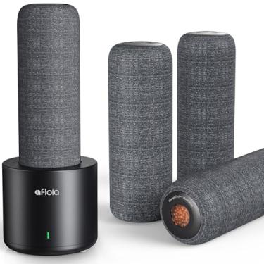 Imagem de Afloia Desumidificador recarregável sem fio seguro com base de aquecimento, mini desumidificador portátil silencioso para espaços como quarto, banheiro, armário, carro, trailer, barco, TOPZ 4+1