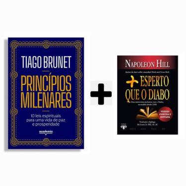 Imagem de Kit Livros, Princípios milenares,Tiago Brunet + Mais Esperto que o Dia