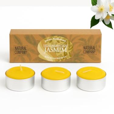 Imagem de Vela Aromática Perfumada Emb. 3 Unids - Jasmim
