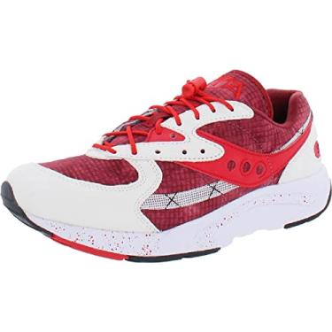 Imagem de Saucony Mens Aya Leather Gym Running Shoes White 13 Medium (D)