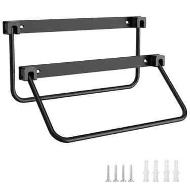 Imagem de Rack de armazenamento de sapatos para trailers – suporte de parede, organizador dobrável de acampamento, prateleira suspensa de alumínio de 33 cm para trailer, suportes de economia de espaço para