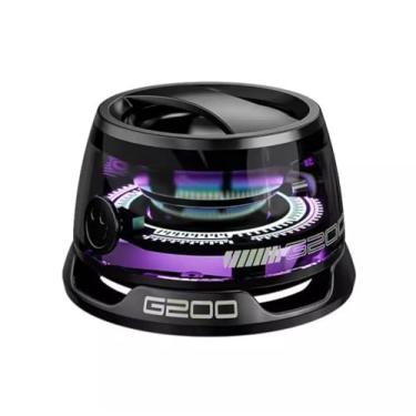 Imagem de Caixa De Som LED Bluetooth magnético portátil atmosfera colorida RBG mini Speaker à prova d'água