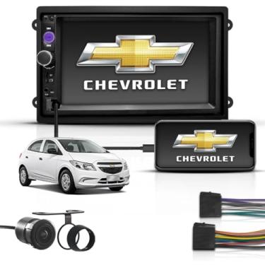 Imagem de Kit Central Multimidia Universal Mp5 2 Din Bt Espelha Gm Onix