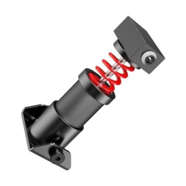 Imagem de Mqetly Kit de pedal de freio oferece maior resistência à frenagem Pastilhas de freio Simulador de corrida profissional Mola estável e de amortecimento, a