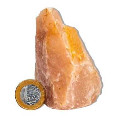 Imagem de 01 Quartzo Goiaba Pé Serrado 7 a 12cm 200 a 300g Tipo B - CristaisdeCu