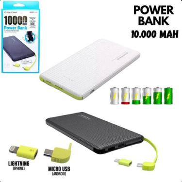 Imagem de Power Bank 10000mAh Para Carregar IOS e Samsung - ROMI