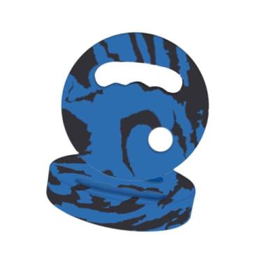 Imagem de Dynwave Discos de Exercício Aquático Equipamento Aeróbico Leve Flutuabilidade Fácil de Segurar Resistência Subaquática Prancha de Natação para Piscina Praia, Azul Preto