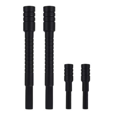 Imagem de Acessórios complementares projetados para multiferramentas Leatherman, extensor de chave de bits e adaptador hexagonal de broca plana para 6 mm (conjunto com 2 (preto))