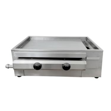 Imagem de Chapa Americana Lanche 65cm A Gás Baixa Pressão Em Aço Inox