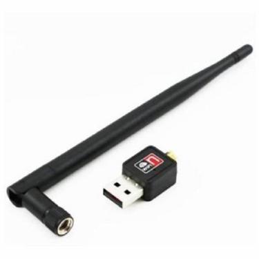 Imagem de Adaptador Wifi Usb 600Mbps Antena Homologação: 25391003883