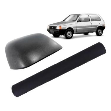 Imagem de Kit Capa Moldura Painel Compatível com Uno Premio Elba Fiorino 84 a 90 Uno Mille até 94 Painel Antigo Preto