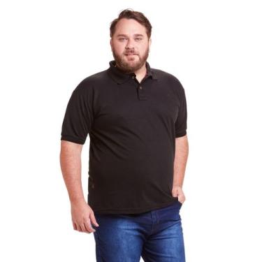Imagem de Camiseta Polo Masculina Plus Size - Daze Modas, G5, Preto