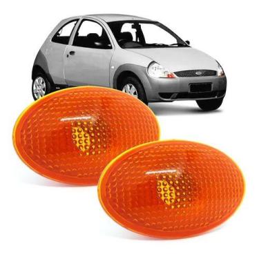 Imagem de Par Lanterna Pisca Lateral Para-lama Ford Ka  Courier  Fiesta - DSC