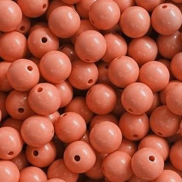 Imagem de BOLINHA DE RESINA Nº 10 (20 G) - LADEIRA BIJUTERIAS, Damasco