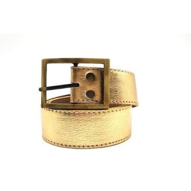Imagem de Cinto feminino santropeza ED1683 - Barão do Couro, Dourado, M
