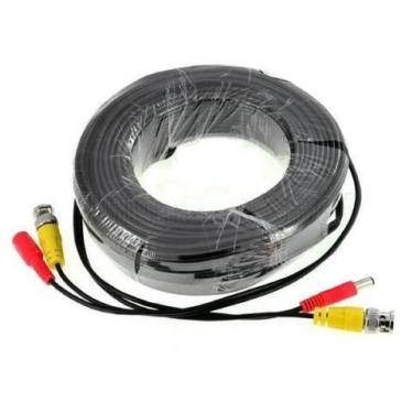 Imagem de kit 10 Cabos  Audio Vídeo Bnc 30 Metros Para Cftv e Câmera - new line 