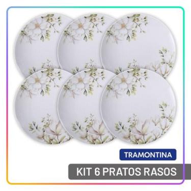 Imagem de Aparelho de Jantar Magnólia Tramontina Jogo de Pratos Rasos, Fundos e 
