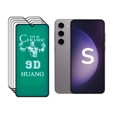 Imagem de 5 Película de Cerâmica Galaxy S e M 9D para Todos Modelos: S23 / S22 / S21 / S20 / M21/ M22 / M31/ Note (S24 Fe)