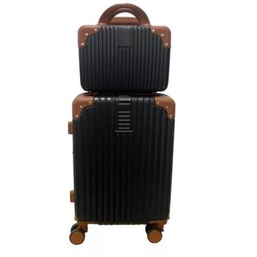 Imagem de Mala Blogueirinha 23Kg Despachar + Linda Frasqueira Com Alça - Blackli