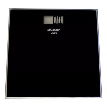 Imagem de Balança Digital Oslo Até 150kg Super Fina Imperdível Cor Preto Mallory