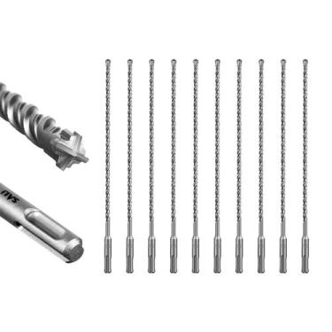 Imagem de Conjunto de brocas de martelo rotativo SALI SDS Plus 10 unidades de 6 