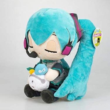 Imagem de Boneca de pelúcia macia Hatsune Miku de 10" (coelho) - HUOGUO