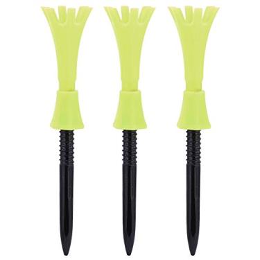 Imagem de Camiseta de Golfe, Camiseta Longa, Simplificada, Estável, Ajustável, Conjunto de 3, Amarelo Transparente (Amarelo Fluorescente)