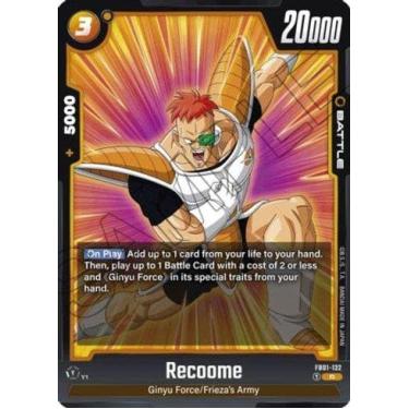 Imagem de Carta Dragon Ball TCG - Recoome (Awakened Pulse) - Rara