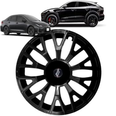 Imagem de Calota Universal modelo Triton Aro 13 polegadas Preta Elitte