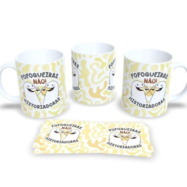 Imagem de Caneca de Porcelana com Estampa Amigas – Amizade Verdadeira (Fofoqueiras não...)