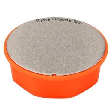 Imagem de SHARPAL Pedra de afiar diamante de grão duplo 216N – Afiador de facas e ferramentas de jardim de grão 600 extra grosso 220/fino para lâminas de cortador de grama, machados, machados, facões, tesouras