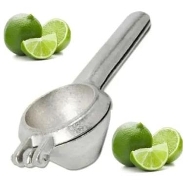 Imagem de Espremedor de Limão em Aluminio Antiferrugem Manual Utensílio de Cozinha Ideal Para extrair Sucos