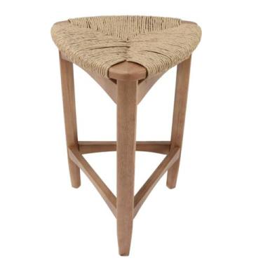 Imagem de Banqueta Alta Cairo Nacional Móveis 65cm(Alt) Madeira Eucalipto Pinhão