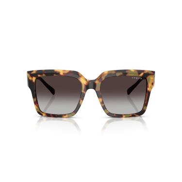 Imagem de Óculos de Sol Vogue Eyewear 0VO5553S 26058G Tam 54 / Amarelo Tartaruga - Lentes Cinza Gradiente