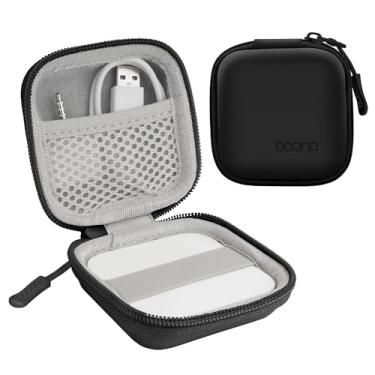 Imagem de Linpr Capa para leitor de cartão quadrado sem contato e leitor de chip (1ª/2ª geração), mini bolsa rígida de transporte, serve para scanner de cartão de crédito, cabos USB e acessórios pequenos