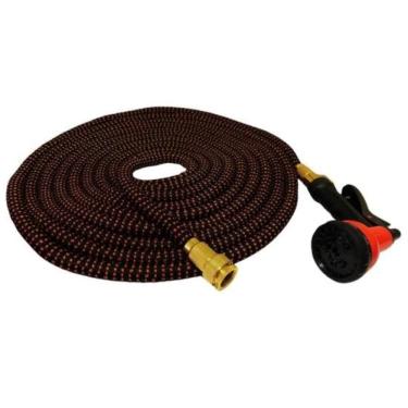 Imagem de Mangueira Poliéster 15 Metros Km315clp Preta/laranja Kepper