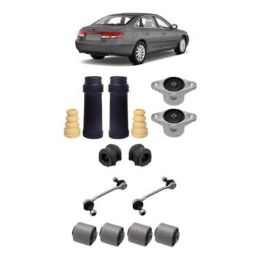 Imagem de Kit Coxim Amortecedor Traseiro Azera 2009 2010 2011 2012