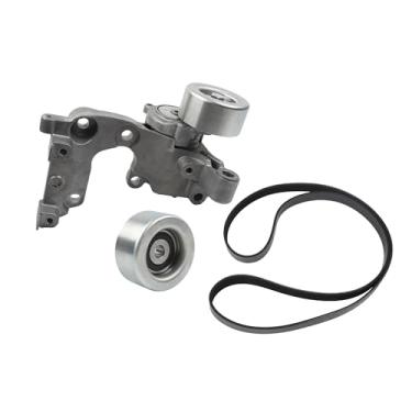 Imagem de Wahparts Conjunto de tensor de correia de transmissão com kit de polia e serpentina compatível com Toyota Avalon Camry Highlander Rav4 Sienna Venza Lexus ES350 RX350 RX450h 3.5L V6 Gas 1662031040