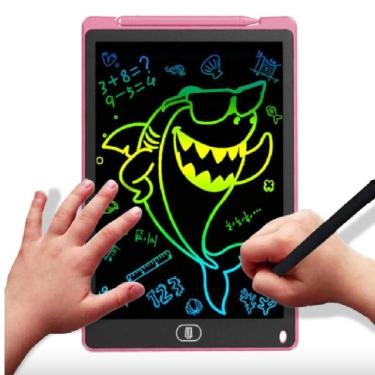 Imagem de Tablet Infantil Lcd Lousa Mágica Desenha Estuda Escrever - 10 Polegadas