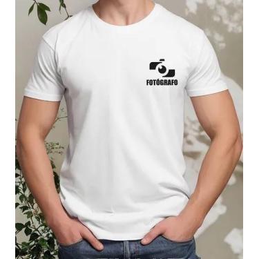 Imagem de Camiseta Camisa Feminina Masculina Algodão Uniforme Profissional Traba