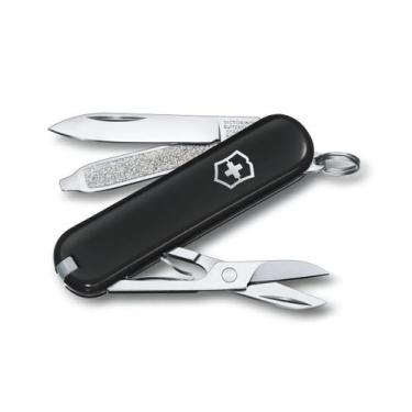 Imagem de Mini Canivete Suíço Classic SD Colors Victorinox 7 funções Preto