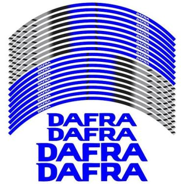 Imagem de Friso Adesivo Refletivo Dafra - Alta Durabilidade e Proteção - Cromo S