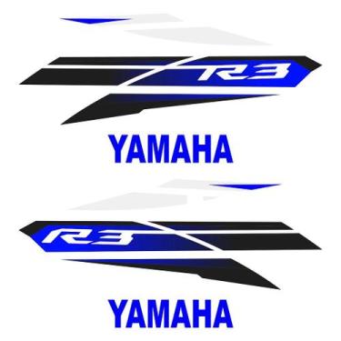 Imagem de Adesivo Protetor Tank Pad Yamaha YZF R3 2017 - Alta Resistência e Bril